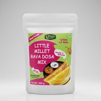 Little Millet Rava Dosa Mix- 500g
சாமை ரவா தோசை மிக்ஸ்