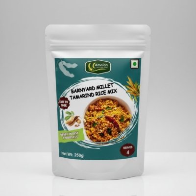 Banyard Millet Tamarind Rice Mix- 250g
குதிரைவாலி புளியோதரை மிக்ஸ்