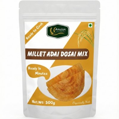 Millet Adai Dosa Mix- 500g
சிறுதானிய அடை தோசை மிக்ஸ்